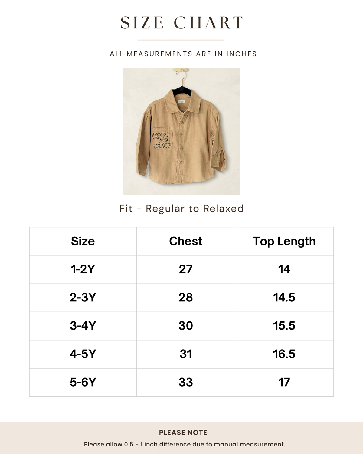 Sketch Brown Shirt
