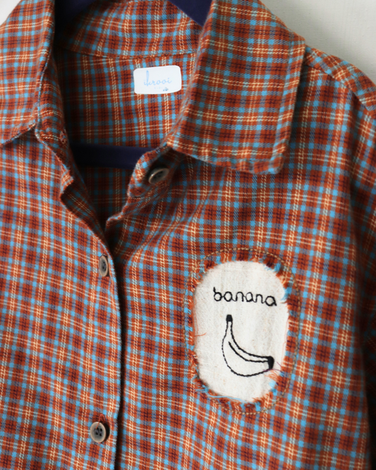 Banana Red Plaids Shirt