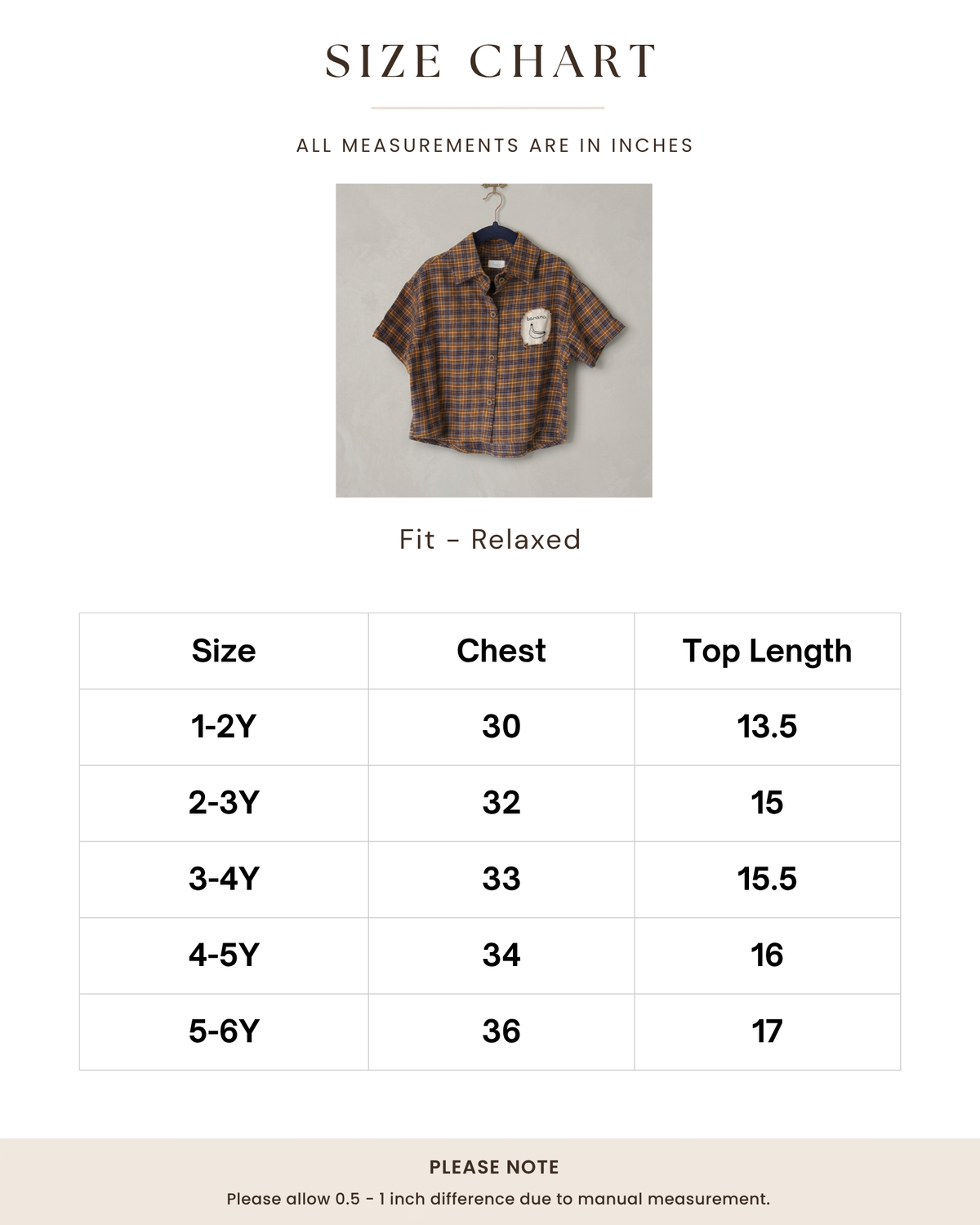 Banana Plaids Brown Shirt