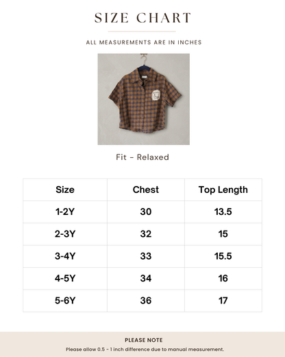 Banana Plaids Brown Shirt