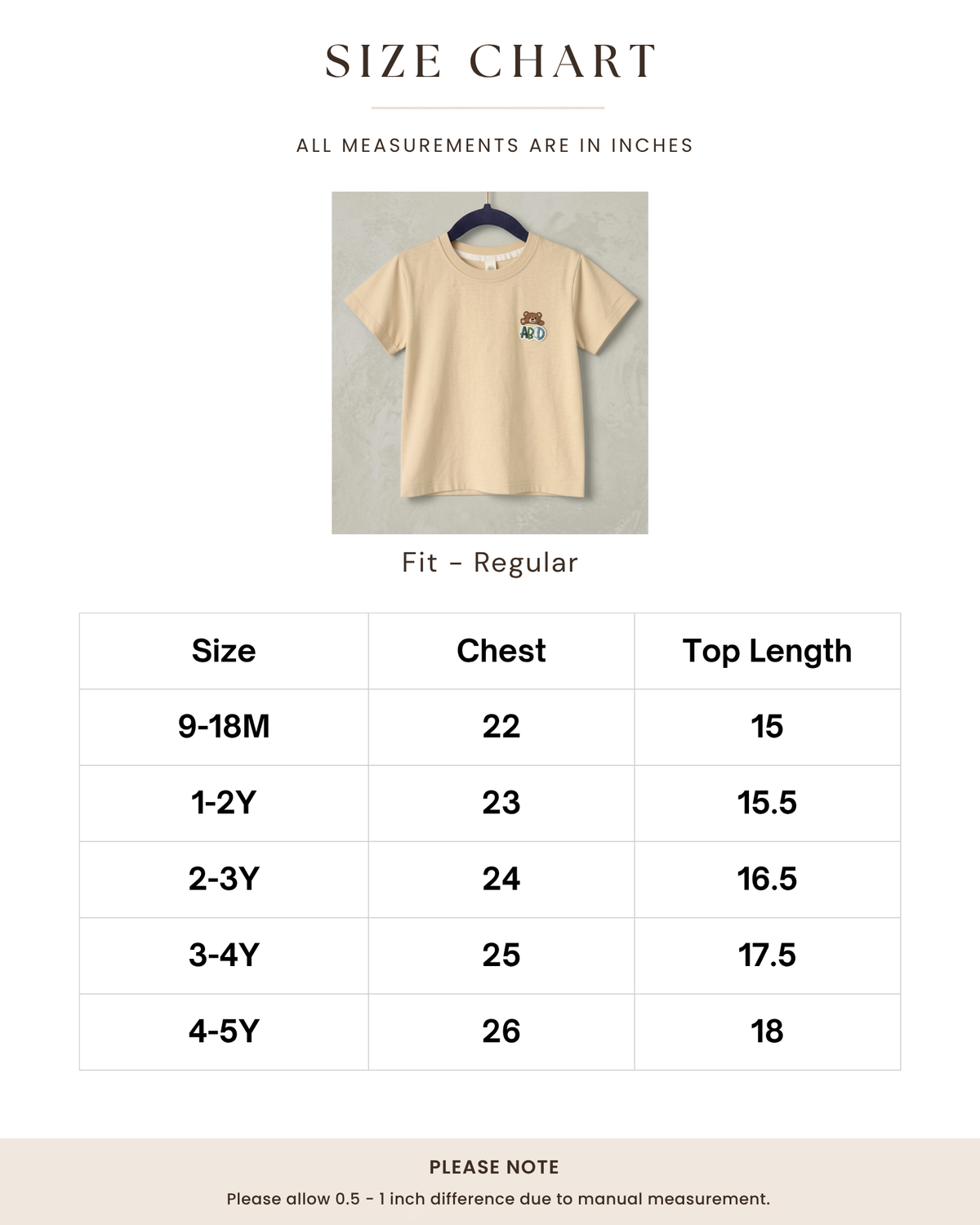 ABCD Beige T-Shirt