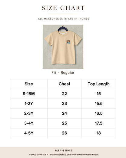 ABCD Beige T-Shirt
