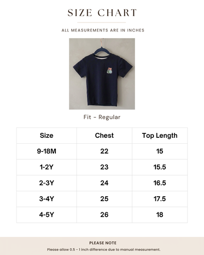ABCD Blue T-Shirt