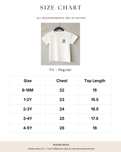ABCD White T-Shirt