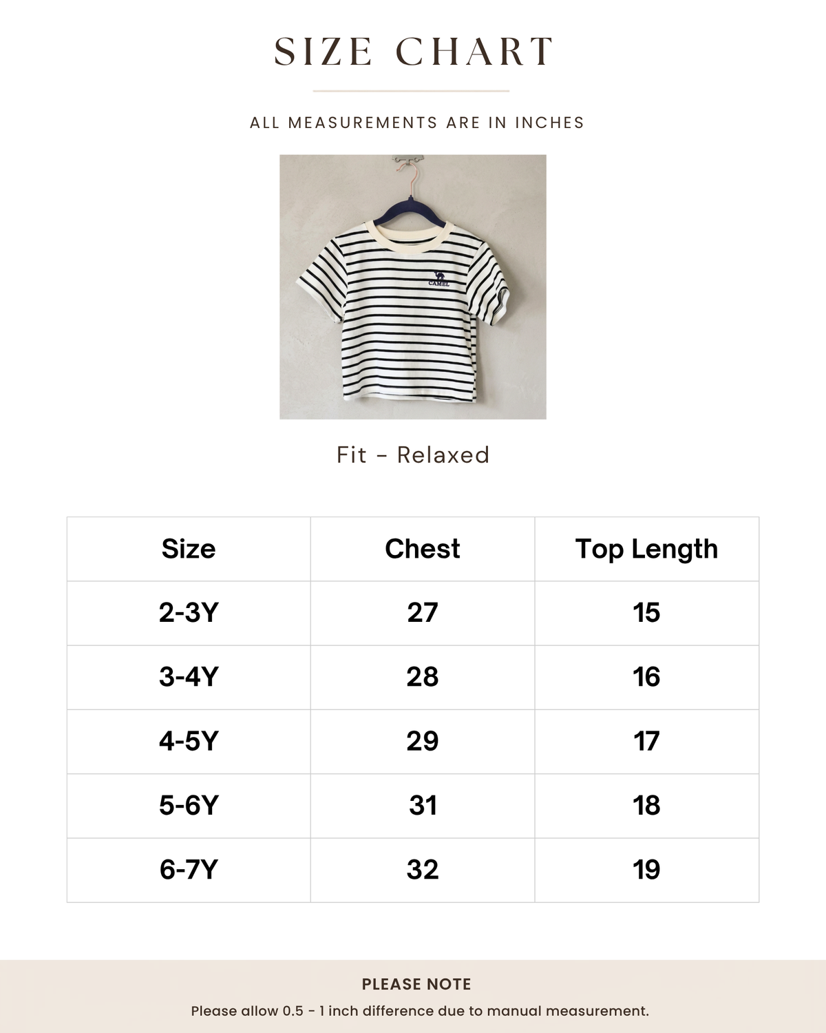Camel Stripe T-Shirt