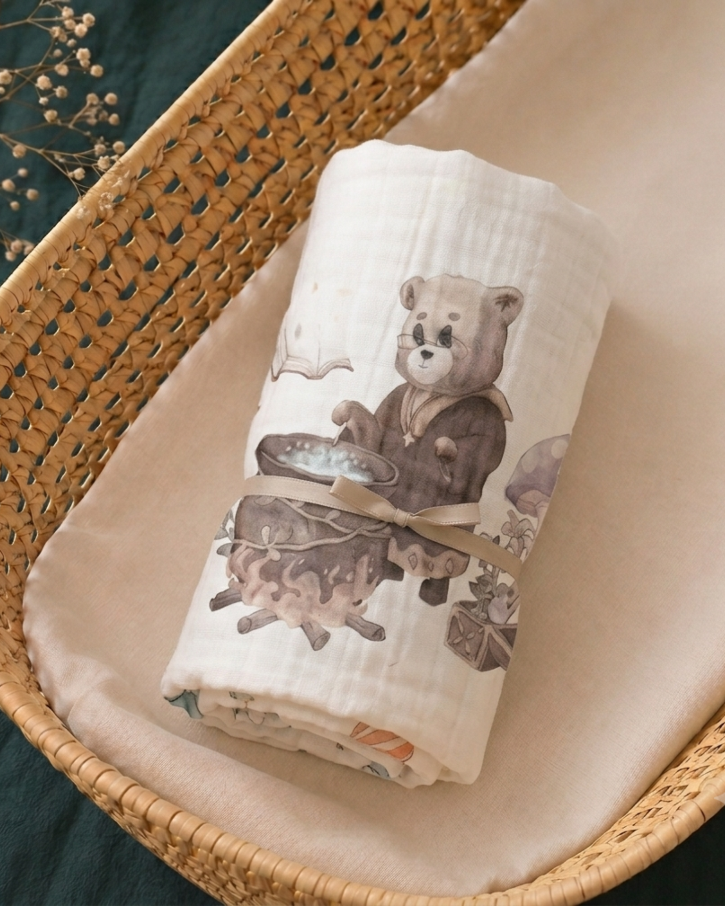 Bear Couldron Washcloth