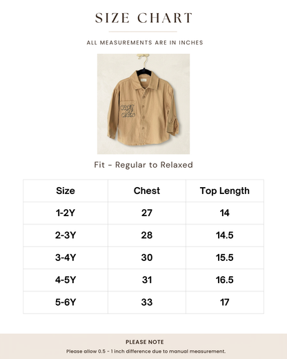 Sketch Brown Shirt