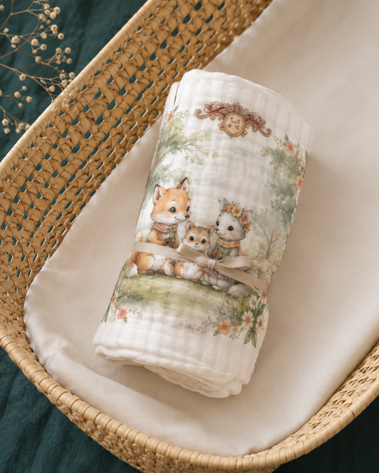 Furry Family Washcloth