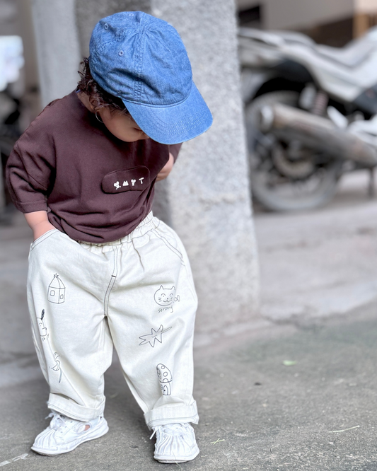 Tiny Mice Brown T-Shirt