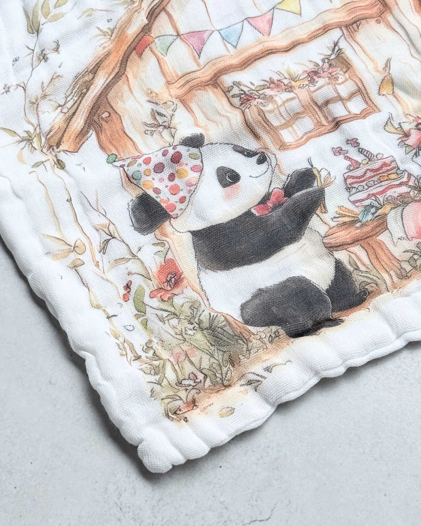 Panda Day Washcloth