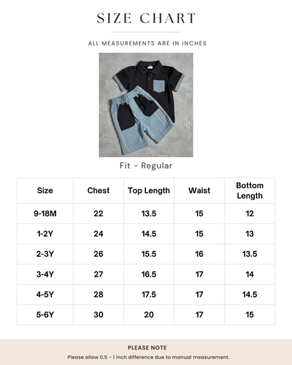 Classic Black Polo Coords