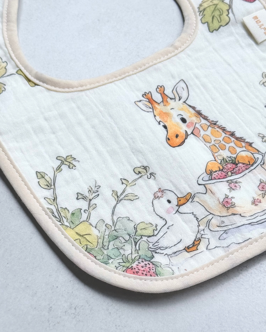 Giraffe Tea Party Bib