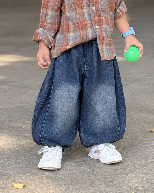 Mars Blue Barrel Denims