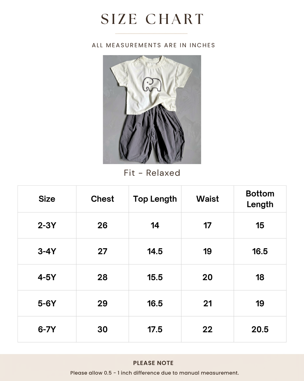 Grey Elephant Pants Set