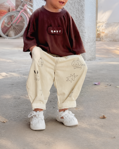 Tiny Mice Brown T-Shirt