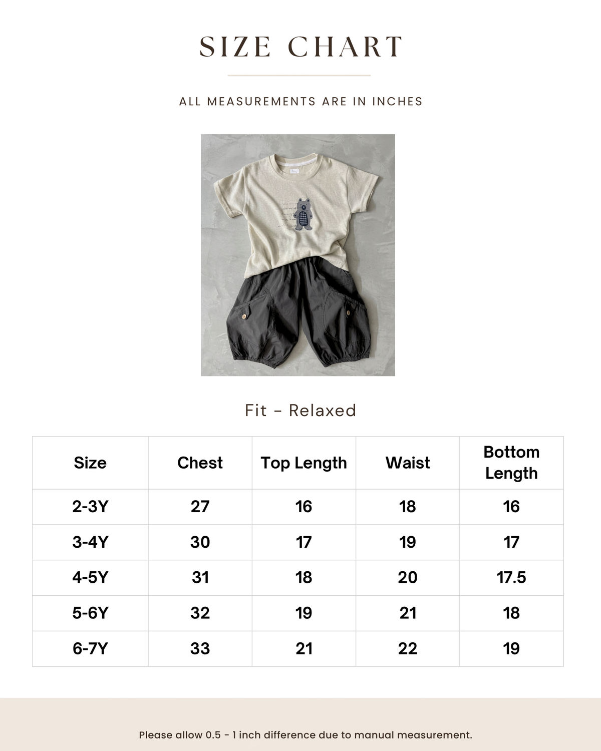 Baby Bear Pants Set