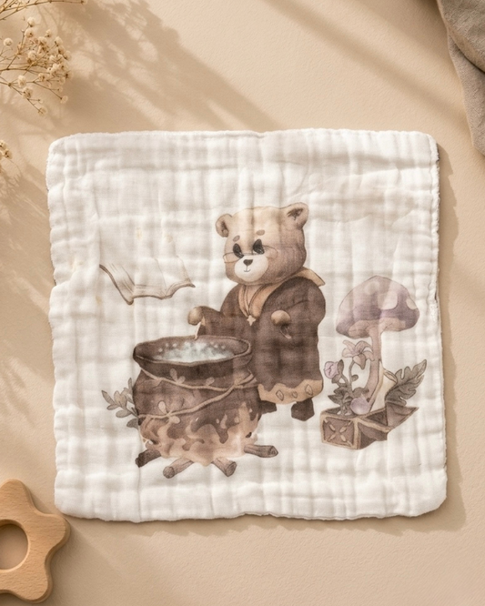 Bear Couldron Washcloth