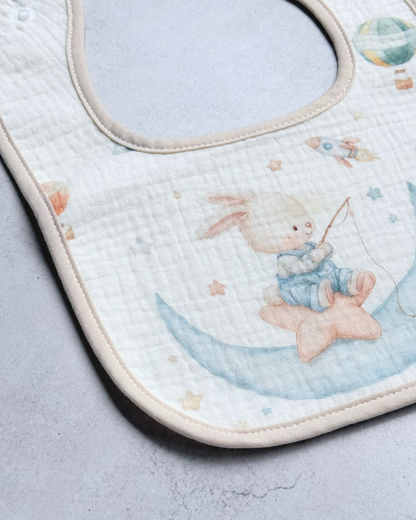 Over the Moon Bib