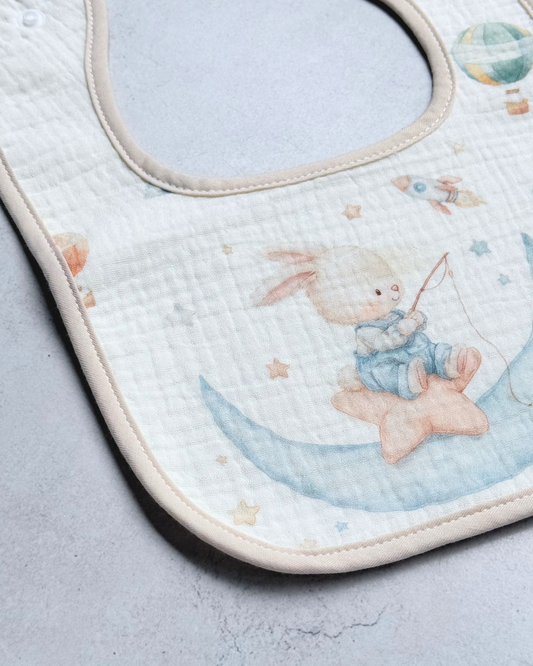 Over the Moon Bib