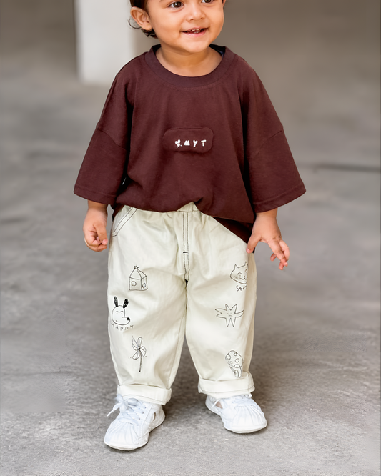 Tiny Mice Brown T-Shirt