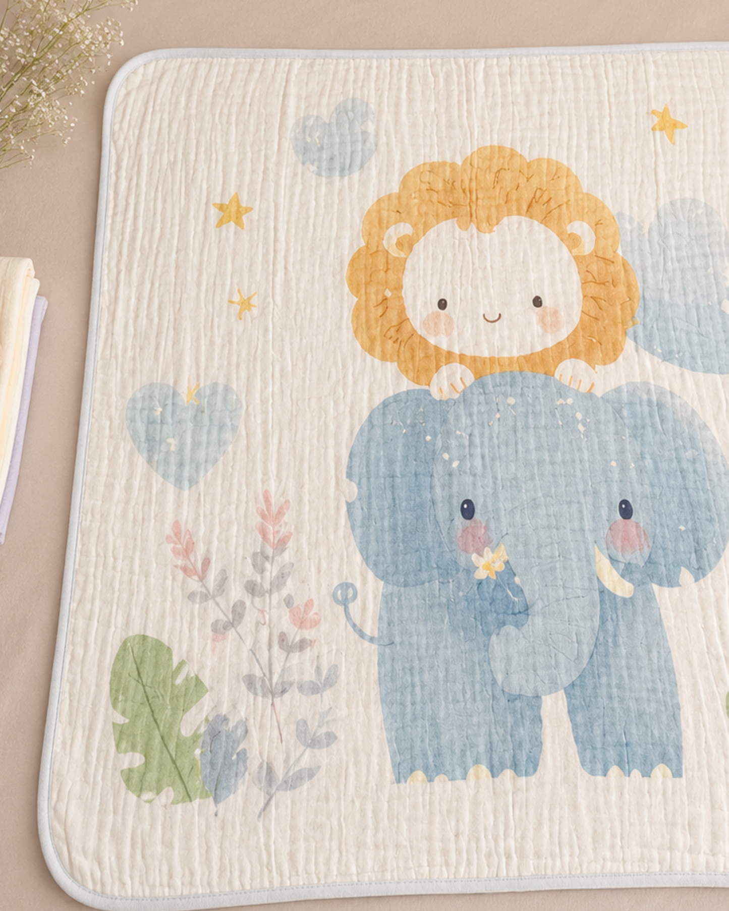 Leo Lion Bath & Cuddle Wrap