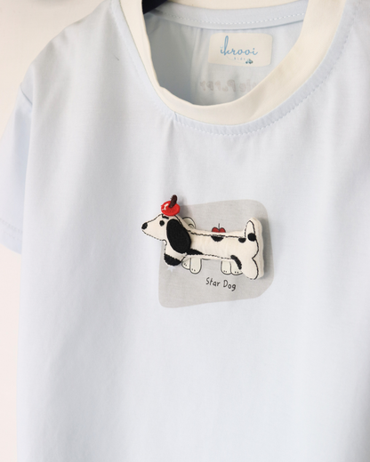 Dog Applique T-Shirt