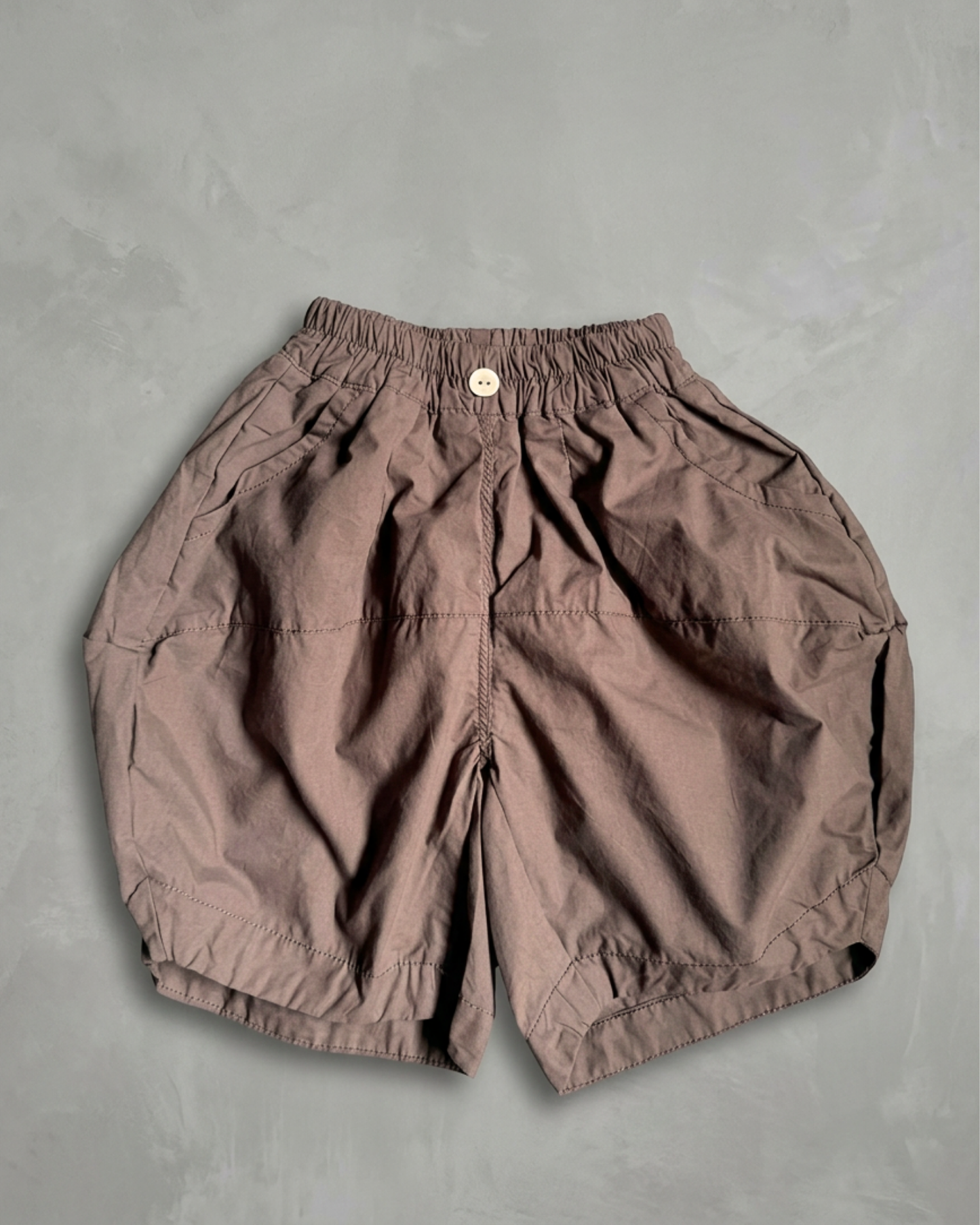 Dallas Brown Balloon Short Pants