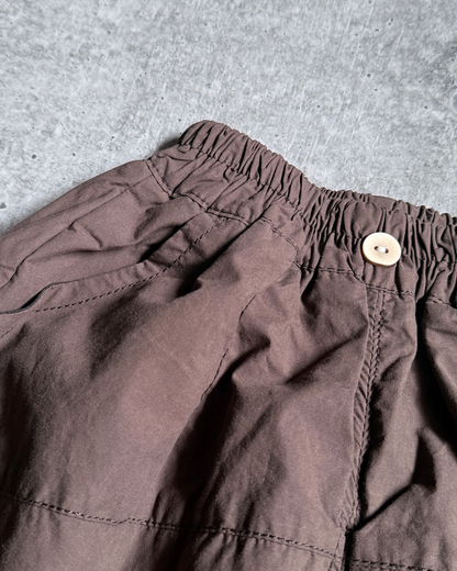 Dallas Brown Balloon Short Pants