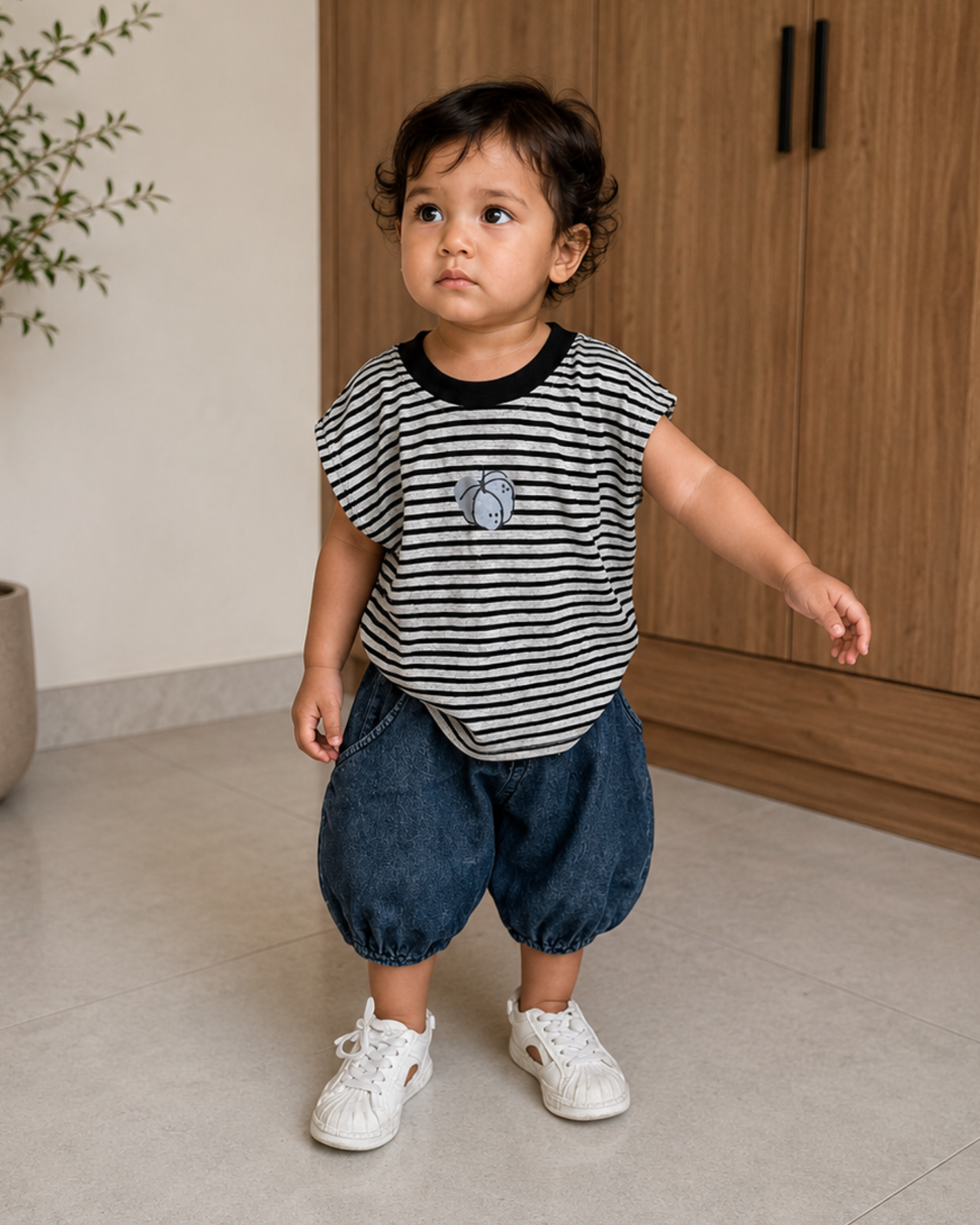 Pumpkin Shorts Set