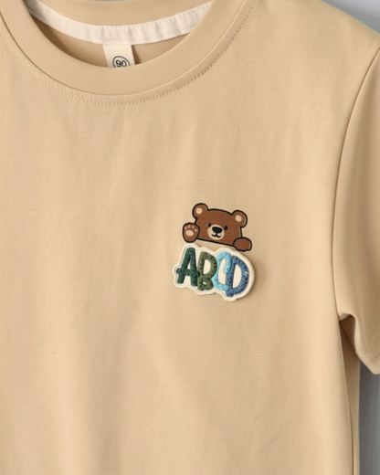 ABCD Beige T-Shirt
