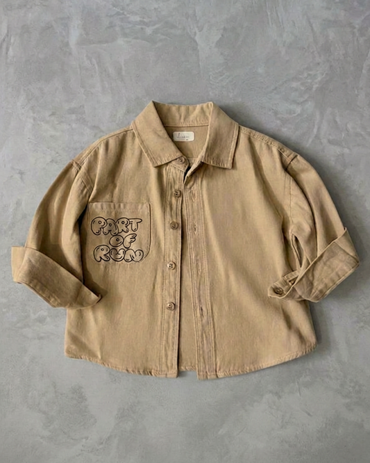 Sketch Brown Shirt