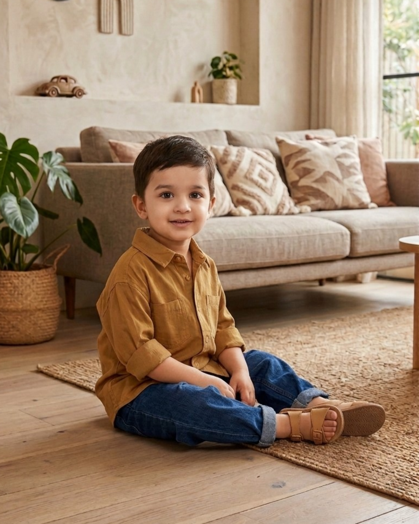 Duo Pocket Brown Shirt