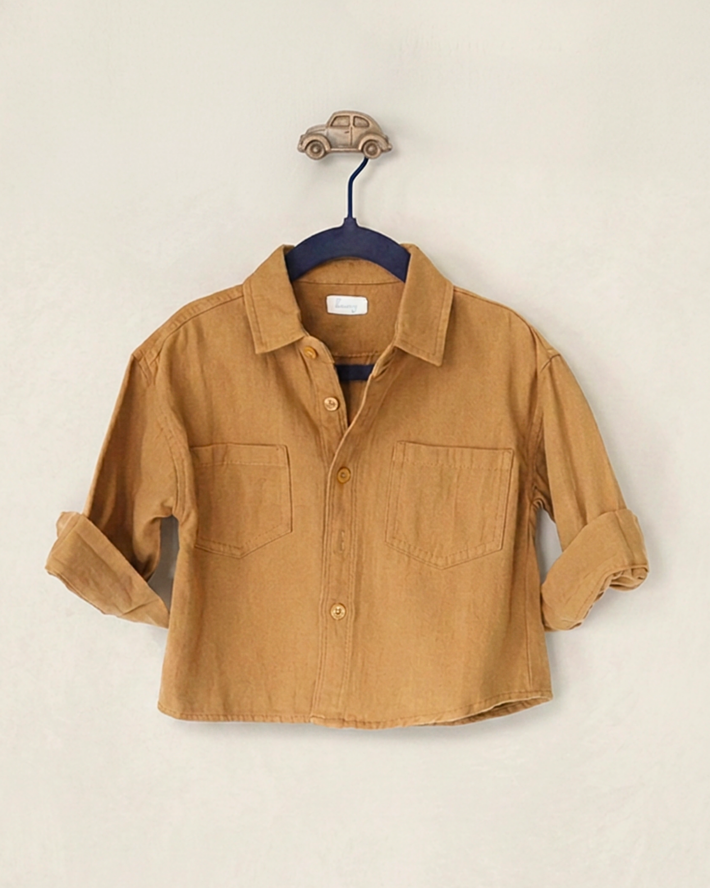 Duo Pocket Brown Shirt