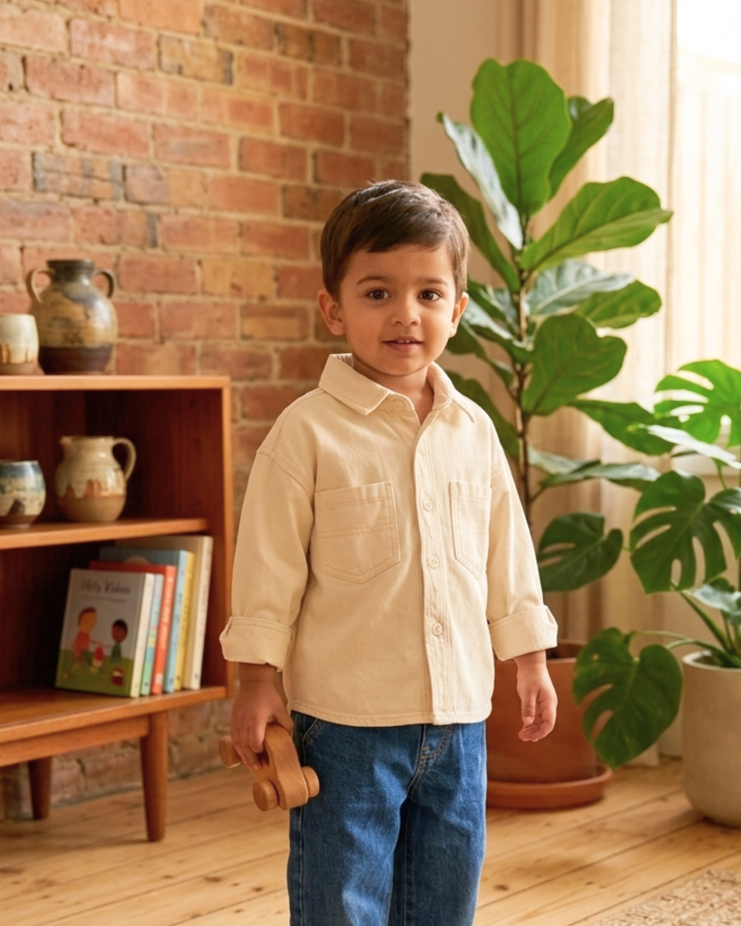 Duo Pocket Ivory Shirt