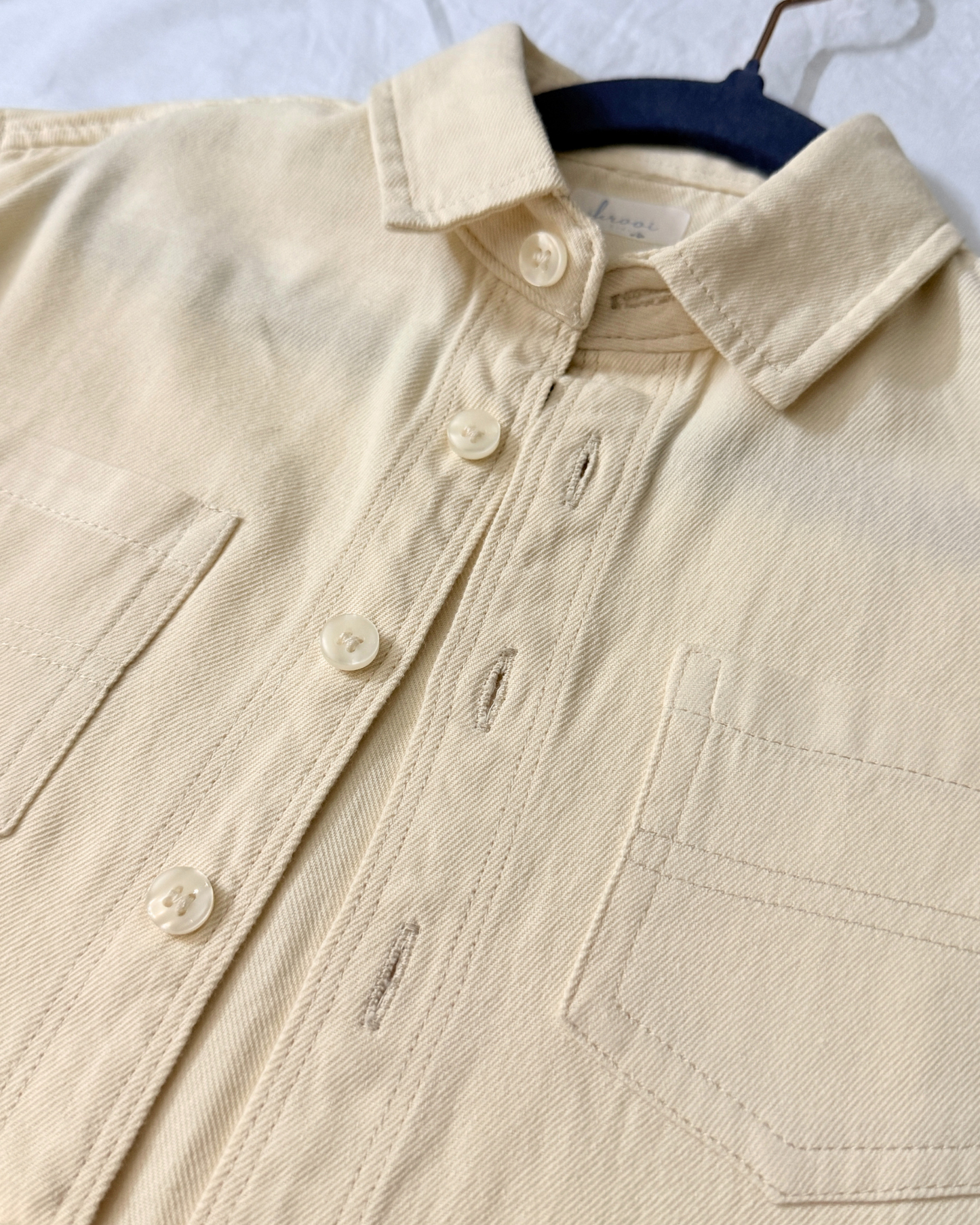 Duo Pocket Ivory Shirt