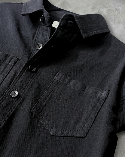Duo Pocket Black Shirt