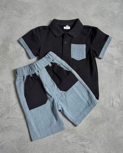Classic Black Polo Coords