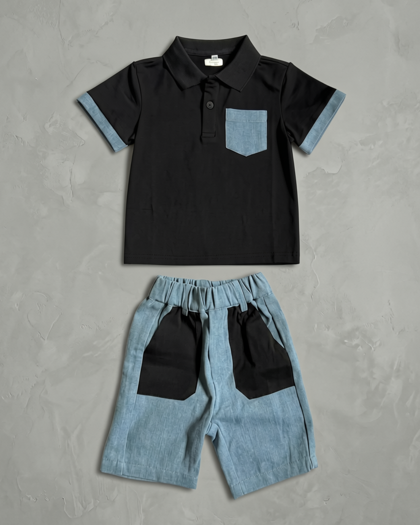 Classic Black Polo Coords