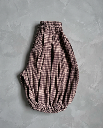 Plaids Balloon Pants
