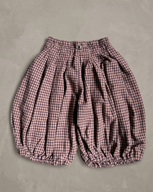 Plaids Balloon Pants