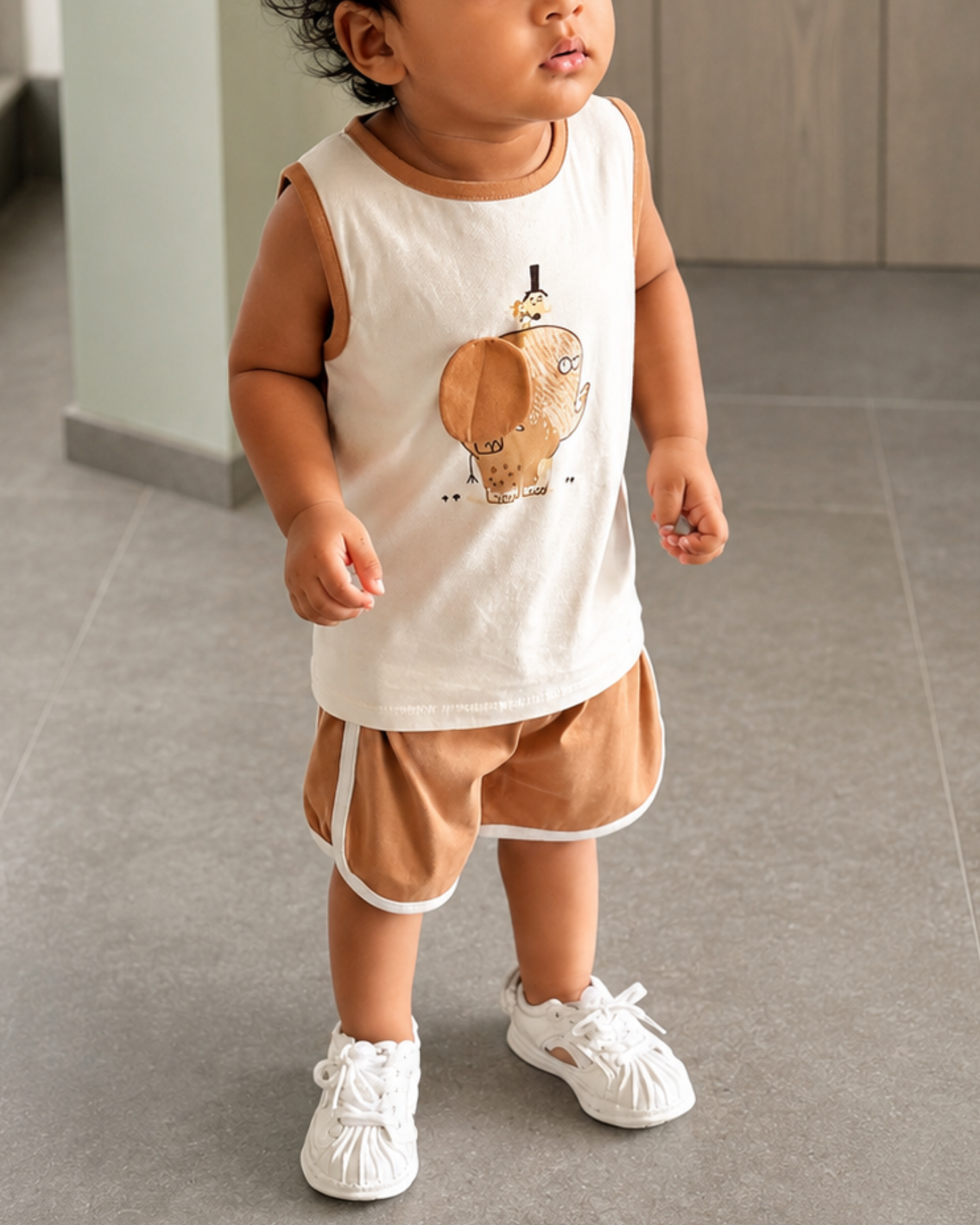 Lil Ele Brown Coords