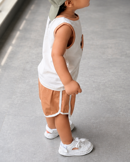 Lil Ele Brown Coords