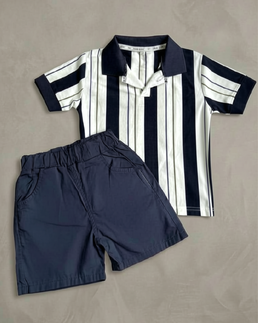 Stripe Polo Coords