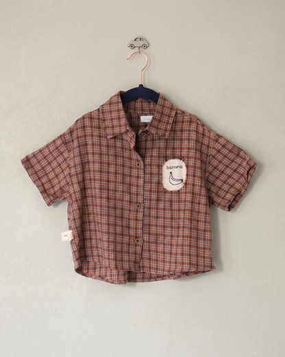 Banana Red Plaids Shirt