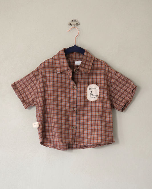 Banana Red Plaids Shirt