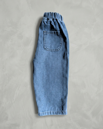 Dallas Pull Up Blue Denims