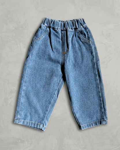 Dallas Pull Up Blue Denims
