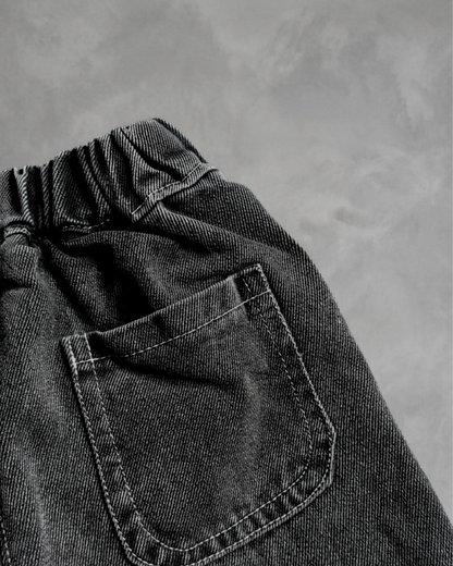 Dallas Pull Up Black Denims