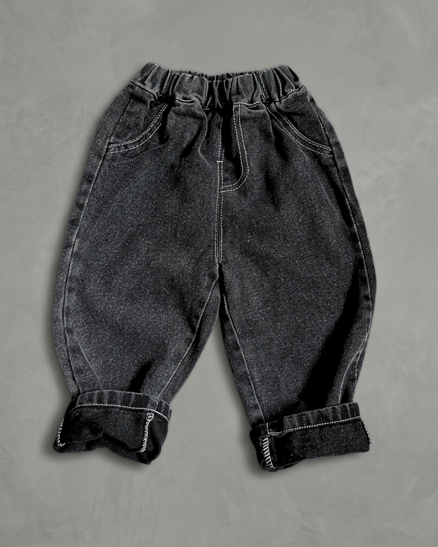 Dallas Pull Up Black Denims