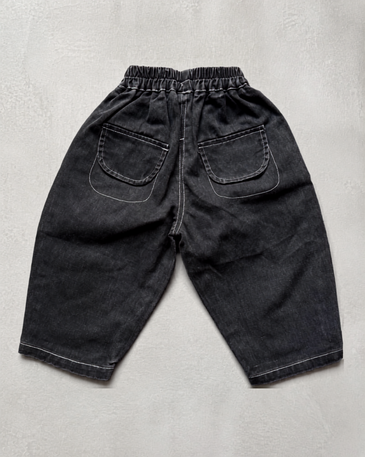 Happy Doodles Slate Denim Pants